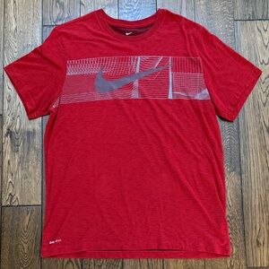 Nike Dri-Fit Tee Men’s XL Red